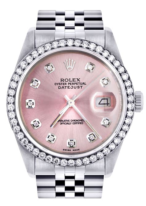 women's rolex pink watch